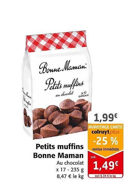 petits muffins bonne maman
