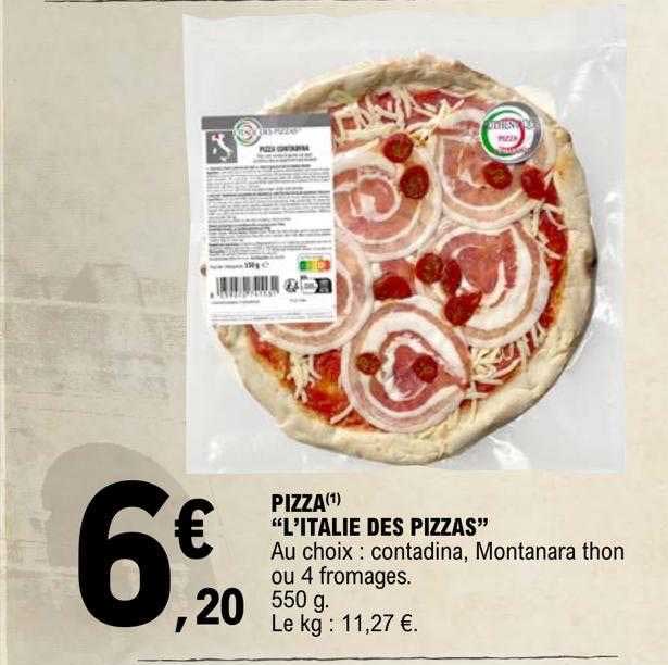 pizza "l'italie des pizzas"