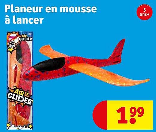 planeur en mousse à lancer