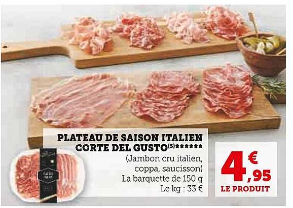 plateau de saison italien corte del gusto