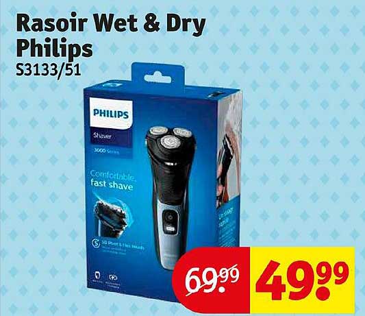 Rasoir Wet & Dry Philips