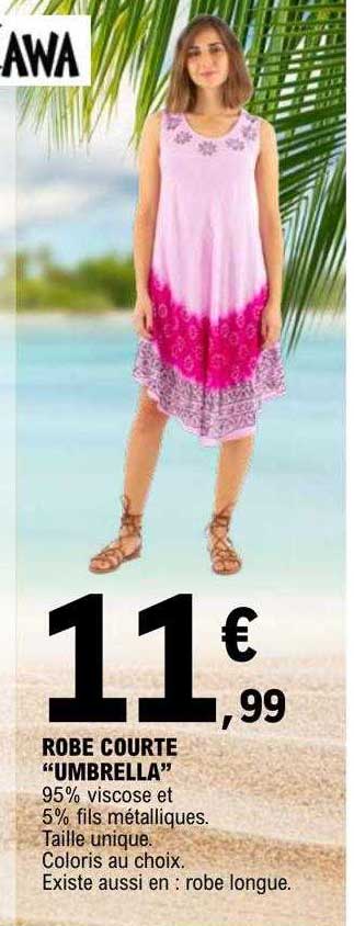 robe courte "umbrella"