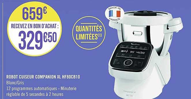 robot cuiseur companion xl hf80cb10