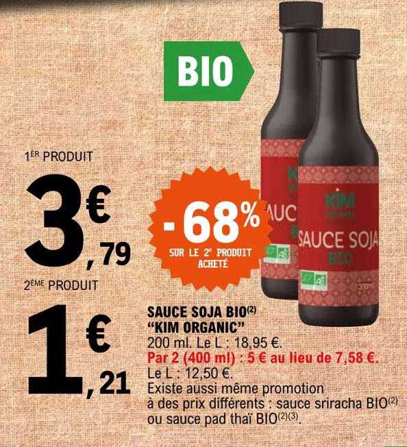 Sauce Soja Bio "kim Organic"