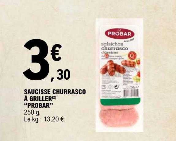 saucisse churrasco à griller "probar"