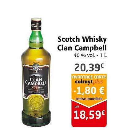 scotch whisky clan campbell
