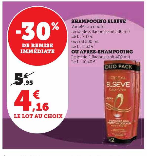 shampooing elsève ou après-shampooing