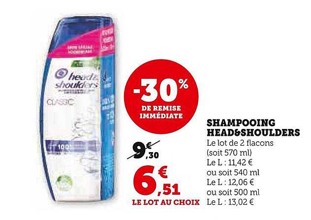 Shampooing Head & Shoulders