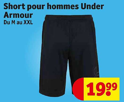 short pour hommes under armour