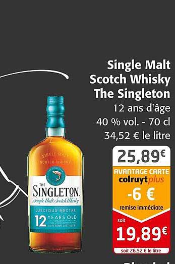single malt scotch whisky the singleton