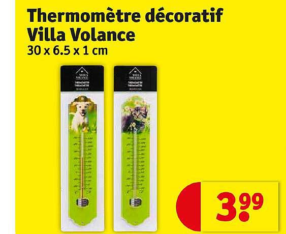 thermomètre décoratif villa volance