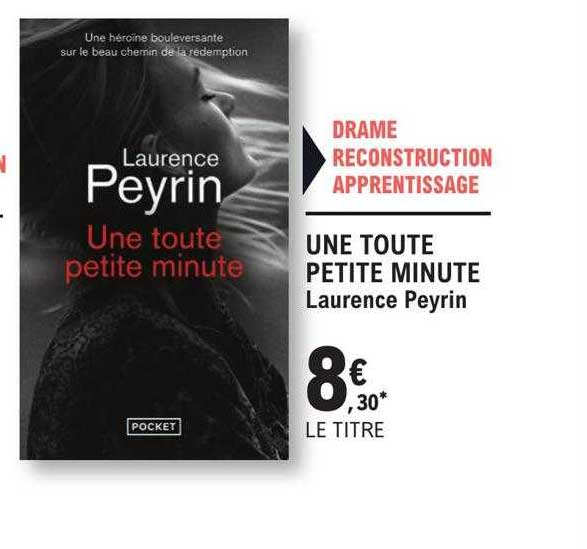 une toute petite minute laurence peyrin