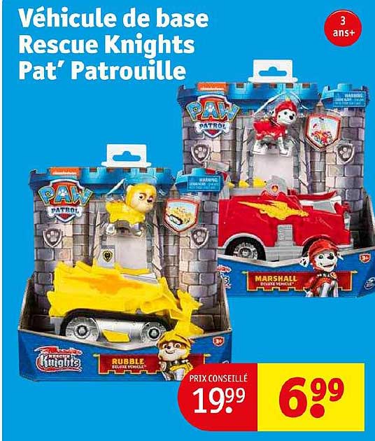 Véhicule De Base Rescue Knights Pat' Patrouille