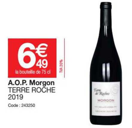 a.o.p. morgon terre roche 2019