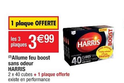 allume feu boost sans odeur harris