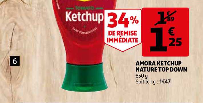 amora ketchup nature top down