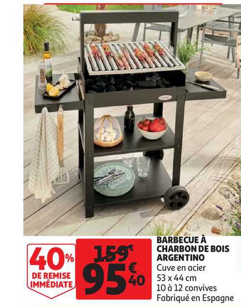 barbecue à charbon de bois argentino