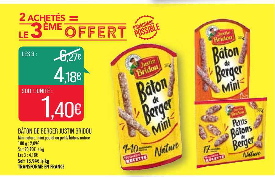 bâton de berger justin bridou