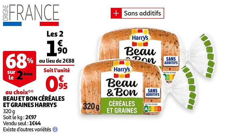 beau et bon céréales et graines harrys