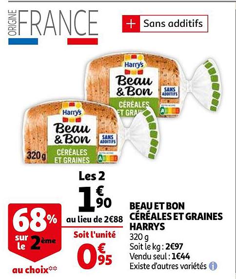 beau et bon céréales et graines harrys