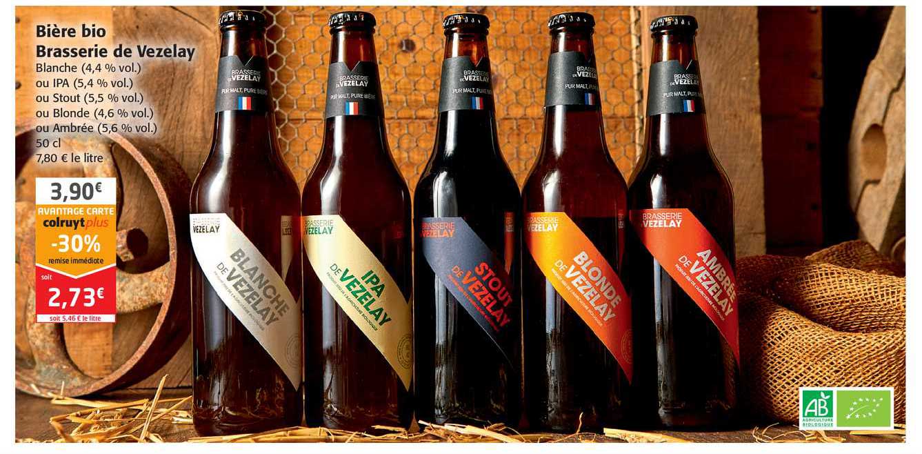 bière bio brasserie de vezelay