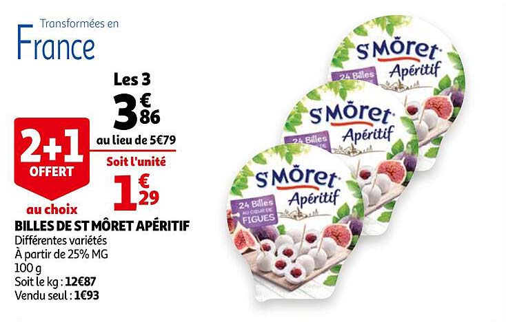 billes de st môret apéritif