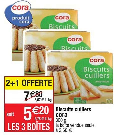 biscuits cuillers cora
