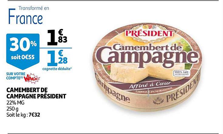 Camembert De Campagne Président