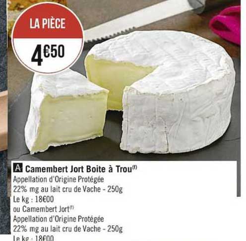 camembert jort boite à trou