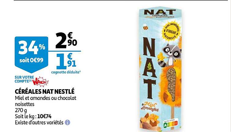 céréales nat nestlé