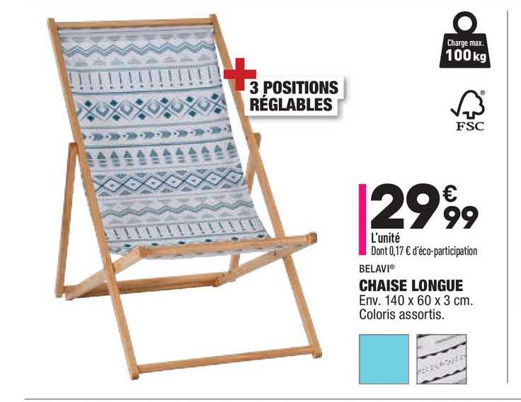 Chaise Longue Belavi