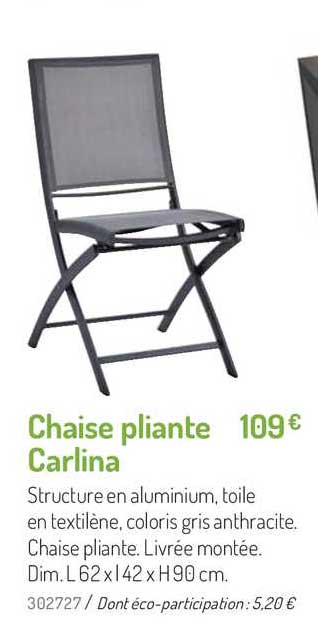 chaise pliante carlina