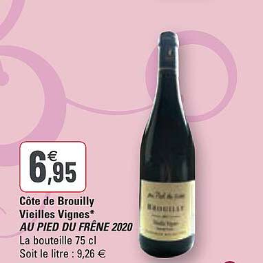 côte de brouilly vieilles vignes au pied du frêne 2020