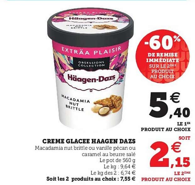 crème glacée häagen dazs