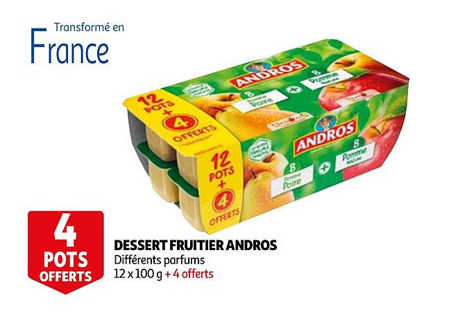 Dessert Fruitier Andros