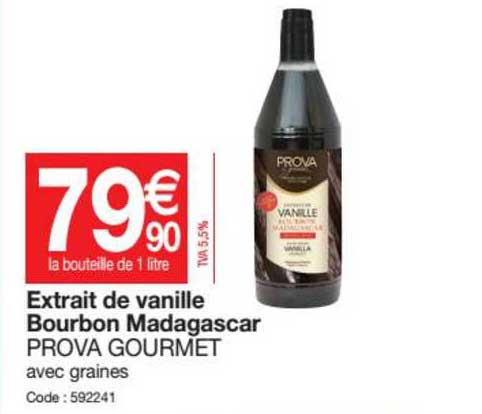 Extrait De Vanille Bourbon Madagascar Prova Gourmet