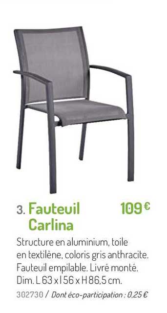 fauteuil carlina