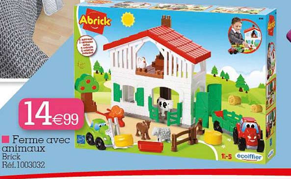 ferme avec animaux brick