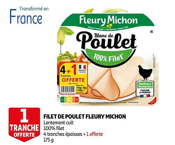 filet de poulet fleury michon