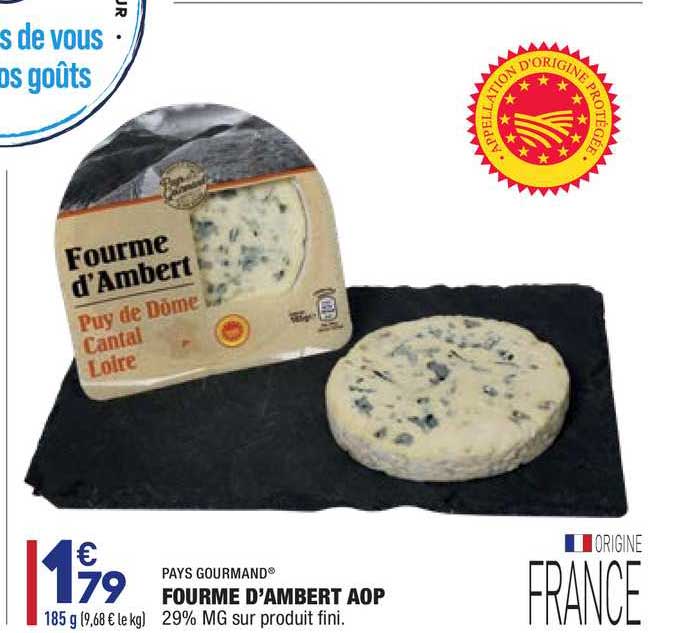 fourme d'ambert aop pays gourmand