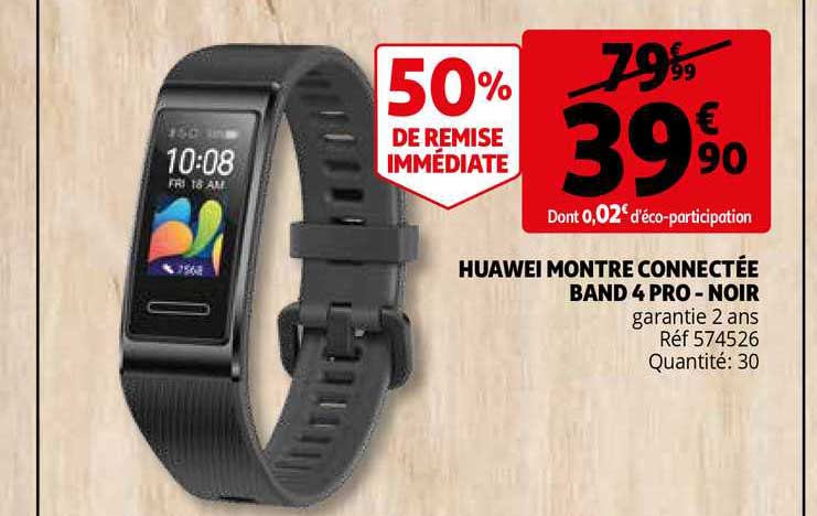 huawei montre connectée band 4 pro - noir