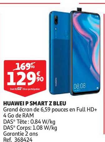 huawei smart z bleu