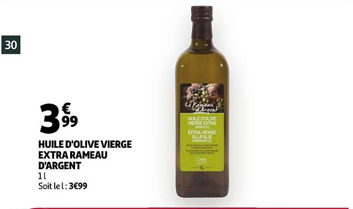 huile d'olive vierge extra rameau d'argent