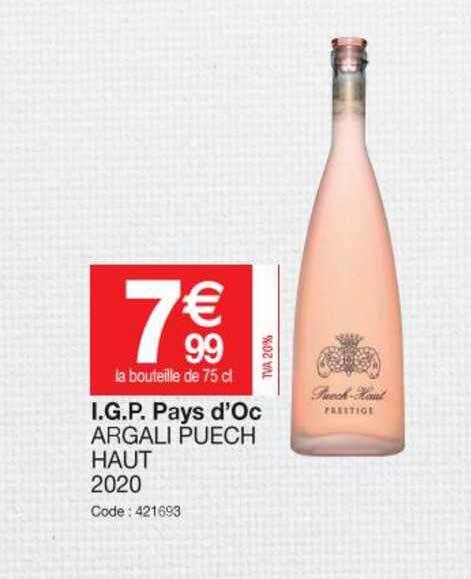 i.g.p. pays d'oc argali puech haut 2020