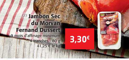 jambon sec du morvan fernand dussert