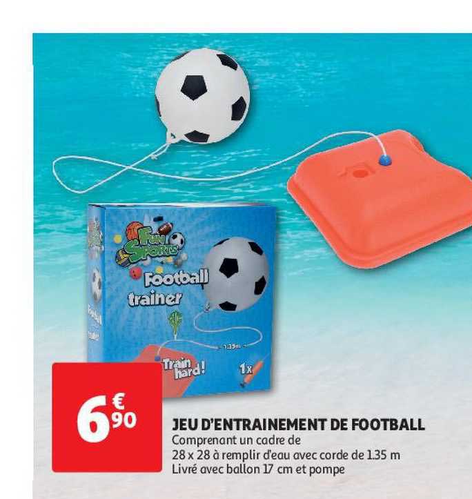jeu d'entrainement de football