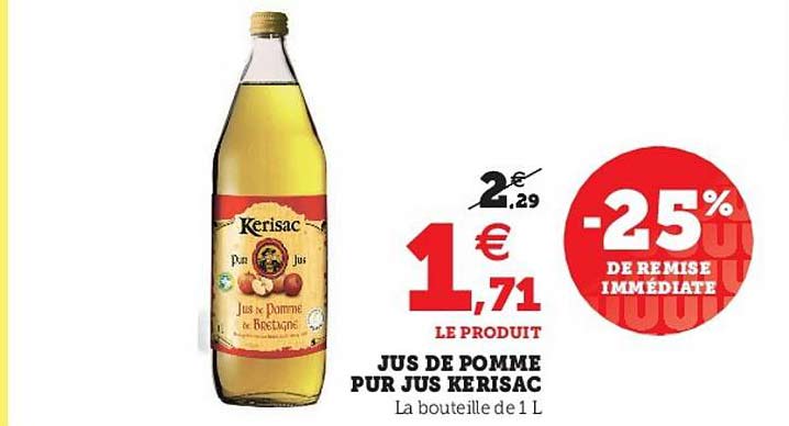 Jus De Pomme Pur Jus Kerisac