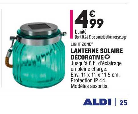 lanterne solaire décorative light zone