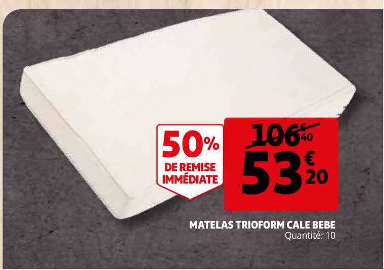 matelas trioform cale bébé