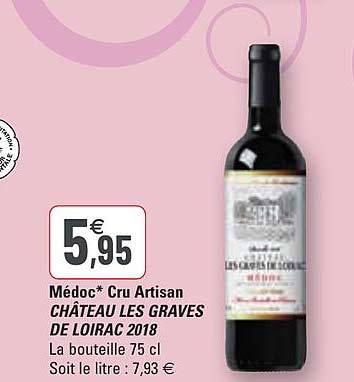 médoc cru artisan château les graves de loirac 2018